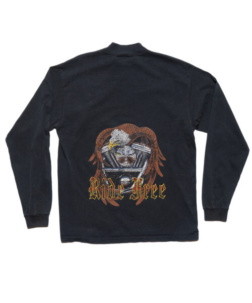Alternative view of vintage-ride-free-long-sleeve-tee