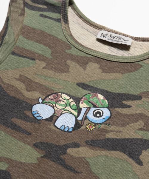 Alternative view of Vintage Self Esteem Camo Turtle Tank