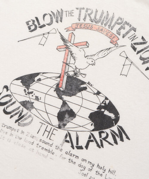 Alternative view of vintage-sound-the-alarm-tee