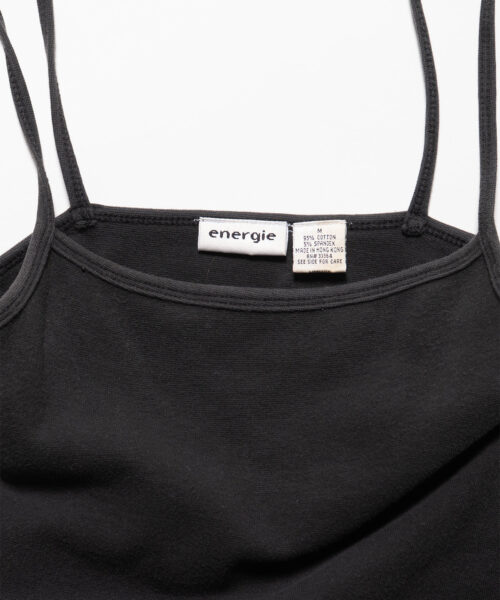Alternative view of vintage-90s-energie-black-camisole-tank