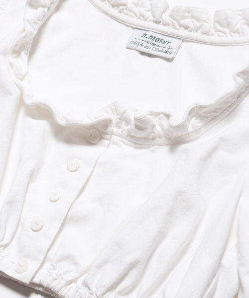 Alternative view of Vintage White H Moser Dirndl Top