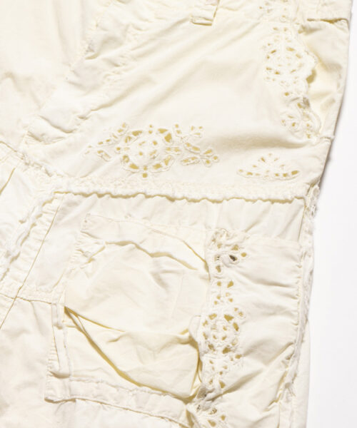 Alternative view of vintage-da-nang-yellow-eyelet-skirt