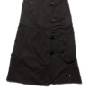 Vintage Y2k Goth Illig Black Convertible Skirt