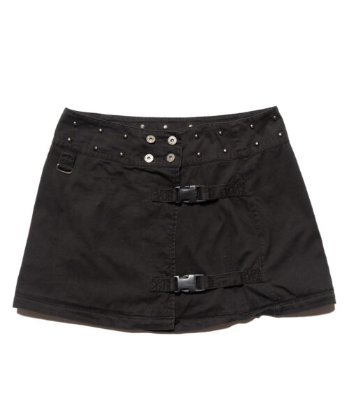 Alternative view of Vintage Y2k Goth Illig Black Convertible Skirt