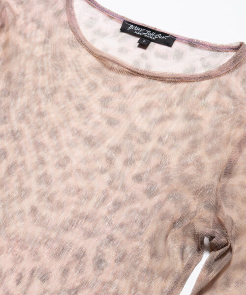 Alternative view of Vintage Betsy Johnson Cheetah Print Long Sleeve Top