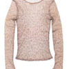 Vintage Betsy Johnson Cheetah Print Long Sleeve Top
