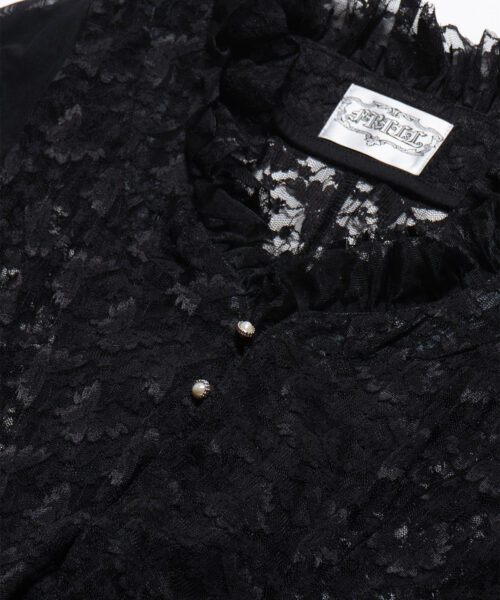 Alternative view of vintage-frill-by-h-naoto-bolero-lace-cardigan