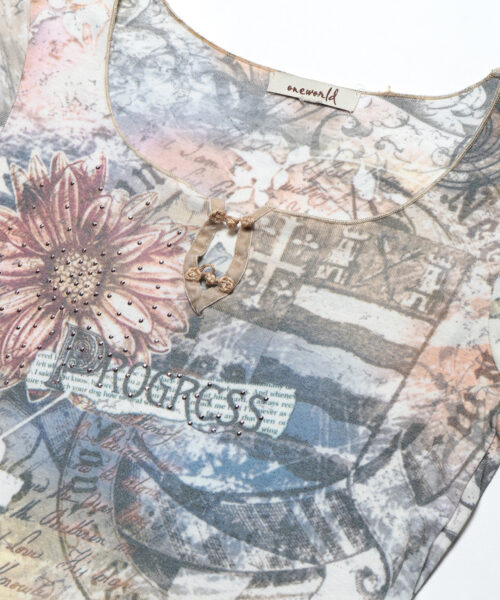 Alternative view of Vintage Oneworld Progess Top