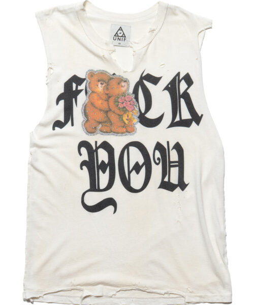 vintage-unif-fuck-you-bears-sleeveless-tee