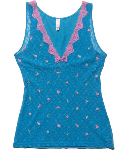 vintage-victorias-secret-blue-and-pink-top