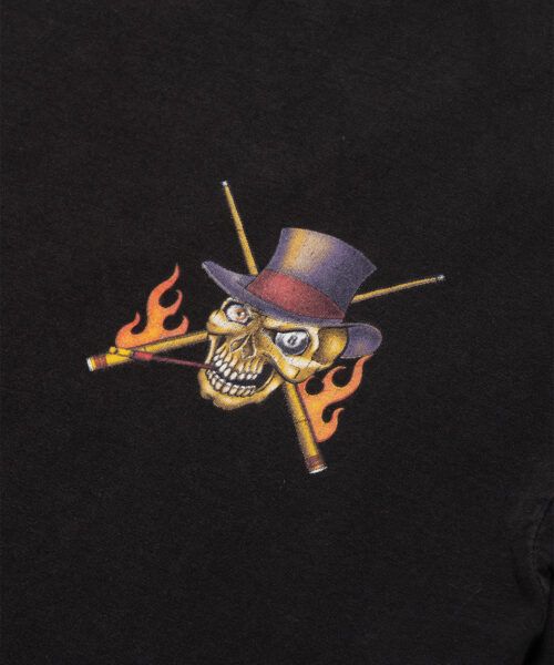 Alternative view of vintage-skeleton-8-ball-long-sleeve-tee