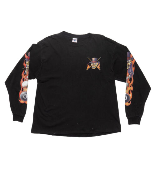Vintage Skeleton 8 Ball Long Sleeve Tee