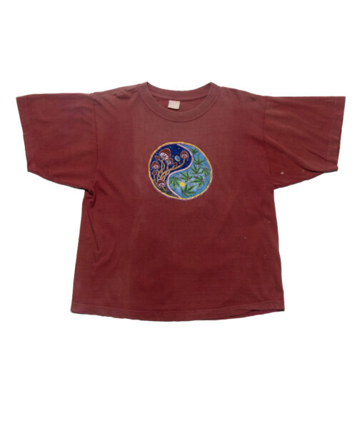 Vintage Yin Yang Mushroom Marijuana Tee
