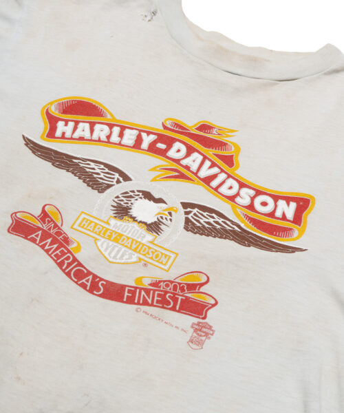 Alternative view of Vintage Harley Davidson America's Finest Tee