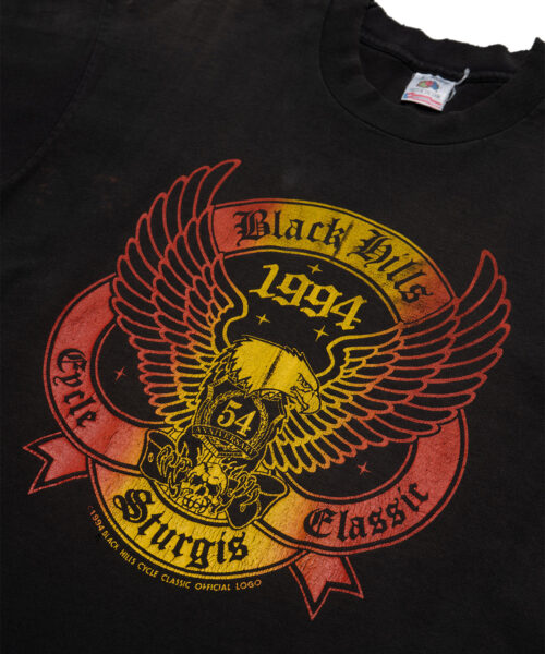 Alternative view of vintage-black-hills-cycle-classic-1994-tee