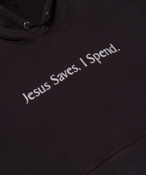 Alternative view of Jesus Saves Hoodie
