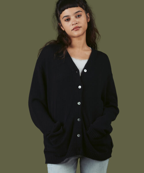 y-cardigan-black