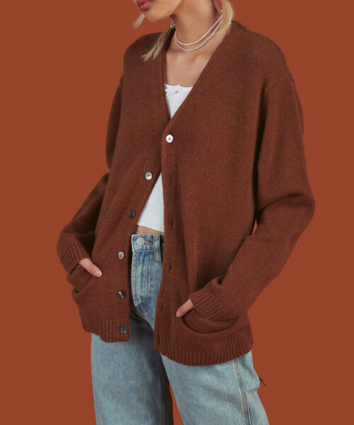 Alternative view of X Cardigan