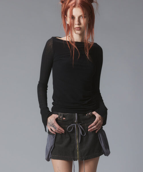 Alternative view of gish-skirt