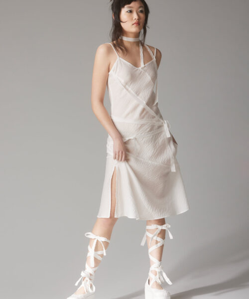 Alternative view of web-dress