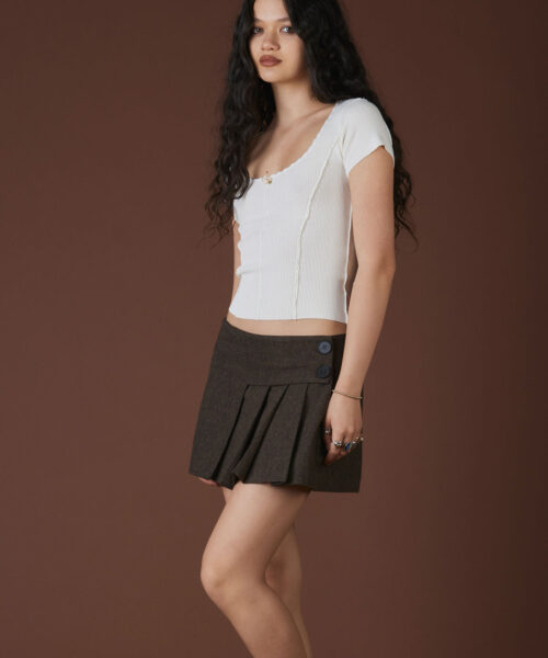 Alternative view of XAE Ribbed Top